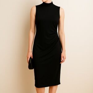 ♥️Elegant Black Sleeveless Dress